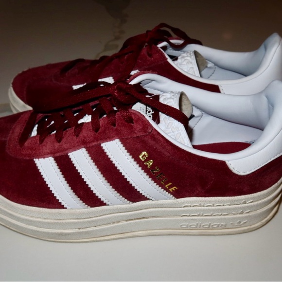 Adidas Gazelle Bold Maroon (Women's) - Picture 1 of 6